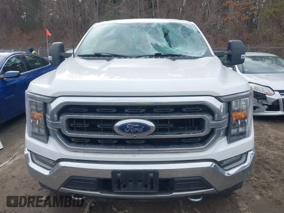 2021 Ford F-150 XL with VIN 1FTEW1EPXMFC83574, listed as a IAAI auction lot 41694174 with 57,814 mi miles. Bid and sale history available at carsss.com. Image 12.