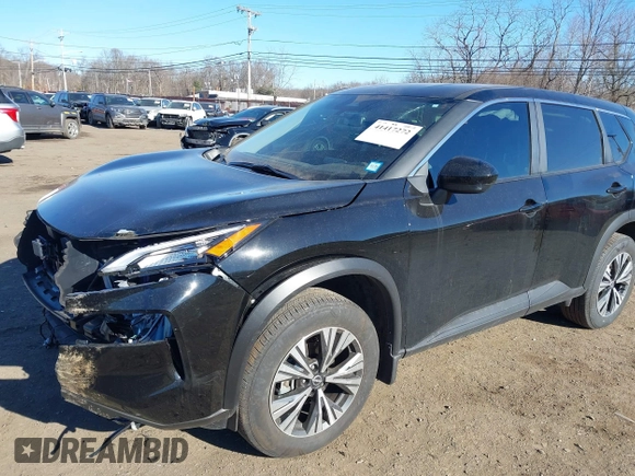 2023 Nissan Rogue SV with VIN JN8BT3BB1PW356355, listed as a IAAI auction lot 41417272 with 9,264 mi miles and . Bid and sale history available at DreamBid. Image 18.