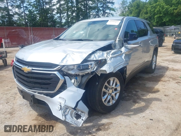 2020 Chevrolet Traverse LS z VIN 1GNERFKW3LJ271902, wystawiony jako IAAI lot #42516114 z przebiegiem 89 879 mil mil oraz . Historia ofert i sprzedaży dostępna na DreamBid. Obrazek 6.