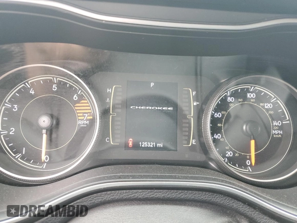 2020 Jeep Cherokee Latitude Plus with VIN 1C4PJLLB8LD610493, listed as a Copart auction lot 47134005 with 125,321 mi miles and Non Repairable. Bid and sale history available at carsss.com. Image 9.