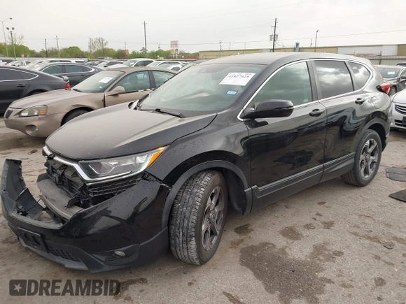 2019 Honda CR-V EX with VIN 5J6RW1H54KA039693, listed as a IAAI auction lot 41827425 with 100,371 mi miles. Bid and sale history available at carsss.com. Image 17.
