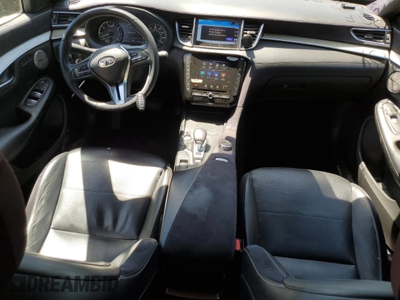 2019 Infiniti QX50 Essential with VIN 3PCAJ5M34KF103929, listed as a Copart auction lot 53356375 with 137,944 mi miles and Salvage title. Bid and sale history available at DreamBid. Image 8.