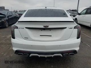 2021 Cadillac CT5 V-Series with VIN 1G6DV5RW6M0144314, listed as a Copart auction lot 45296315 with 35,030 mi miles and Salvage title. Bid and sale history available at DreamBid. Image 6.