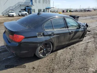 2015 BMW 3 Series 320i xDrive with VIN WBA3C3G59FNT51733, listed as a Copart auction lot 52123345 with Not provided miles and Salvage title. Bid and sale history available at DreamBid. Image 3.