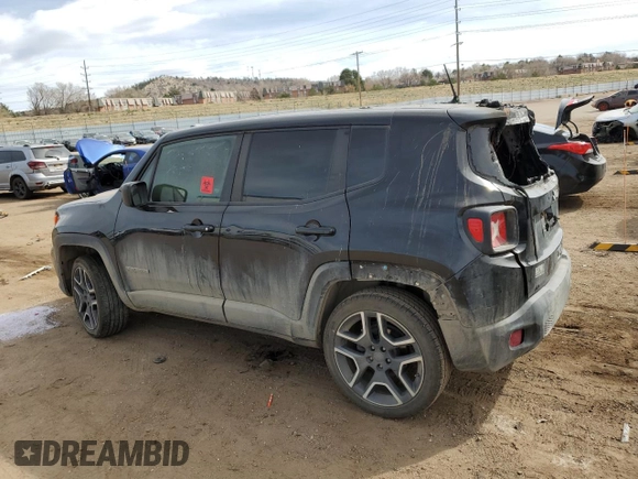 2021 Jeep Renegade Upland Edition with VIN ZACNJDAB0MPM39206, listed as a Copart auction lot 50907905 with 0 mi miles and Non Repairable. Bid and sale history available at carsss.com. Image 2.