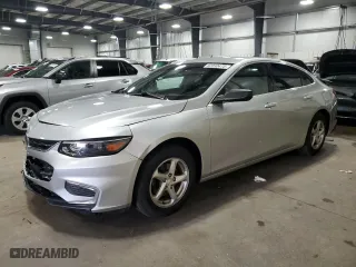 2016 Chevrolet Malibu LS with VIN 1G1ZB5ST4GF345649, listed as a Copart auction lot 52030475 with 106,457 mi miles and Salvage Title. Bid and sale history available at carsss.com. Image 1.