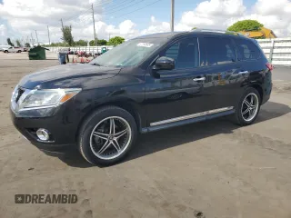 2013 Nissan Pathfinder SL z VIN 5N1AR2MN4DC685308, wystawiony jako Copart lot #57760685 z przebiegiem 141 812 mil mil oraz Czysty tytuł • Clean title. Historia ofert i sprzedaży dostępna na DreamBid. Obrazek 1.