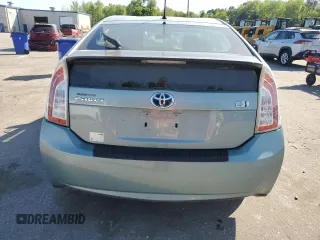 2012 Toyota Prius One with VIN JTDKN3DU3C1538215, listed as a Copart auction lot 51910425 with 81,409 mi miles and Salvage Title. Bid and sale history available at carsss.com. Image 6.