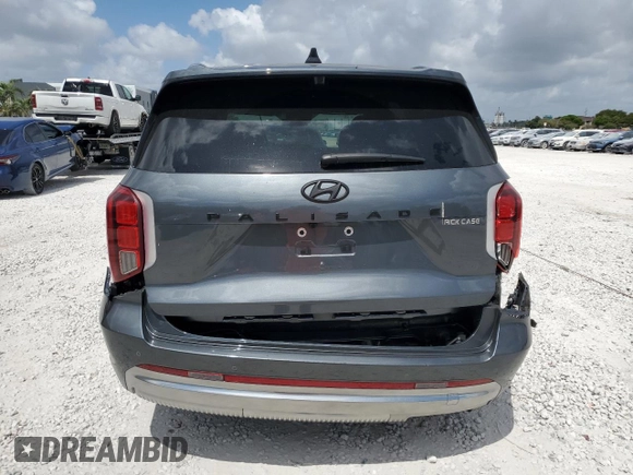 2024 Hyundai Palisade Calligraphy z VIN KM8R74GE0RU768073, wystawiony jako Copart lot #55093825 z przebiegiem 14 217 mil mil oraz Szkoda całkowita • Salvage title. Historia ofert i sprzedaży dostępna na DreamBid. Obrazek 6.