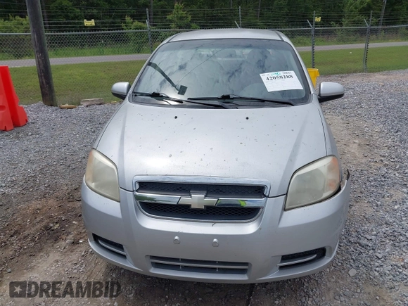 2008 Chevrolet Aveo LS with VIN KL1TD56688B127791, listed as a IAAI auction lot 42058288 with 217,431 mi miles. Bid and sale history available at carsss.com. Image 6.