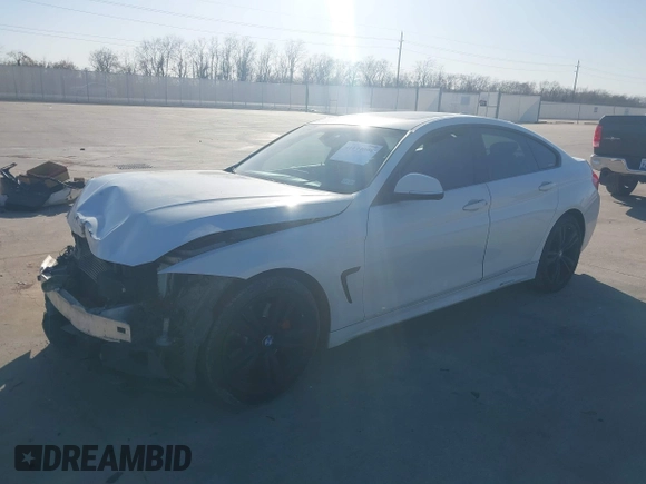 2015 BMW 4 Series 435i with VIN WBA4B1C59FD955497, listed as a IAAI auction lot 41174096 with 101,047 mi miles and . Bid and sale history available at carsss.com. Image 17.