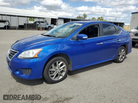 2015 Nissan Sentra SR with VIN 3N1AB7AP1FY244549, listed as a Copart auction lot 56148205 with 210,323 mi miles and Clean Title. Bid and sale history available at DreamBid. Image 1.