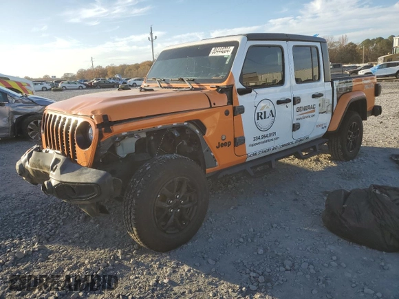 2022 Jeep Gladiator Willys with VIN 1C6HJTAG9NL146049, listed as a Copart auction lot 85444004 with Not provided miles and Salvage title. Bid and sale history available at DreamBid. Image 1.