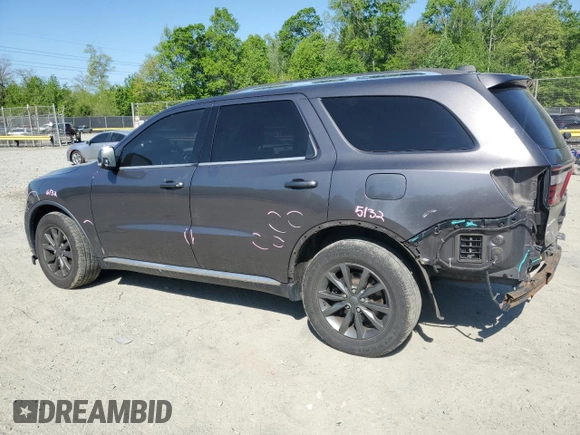 2014 Dodge Durango Limited with VIN 1C4RDJDG4EC314765, listed as a Copart auction lot 54779755 with 120,997 mi miles and Salvage title. Bid and sale history available at DreamBid. Image 2.