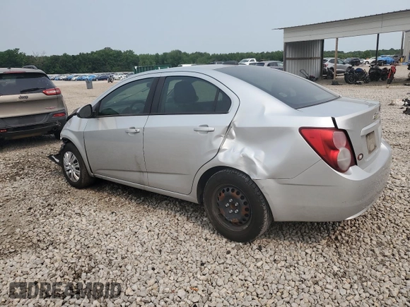 2015 Chevrolet Sonic LS with VIN 1G1JA5SH6F4152196, listed as a Copart auction lot 59096455 with 128,113 mi miles and Salvage title. Bid and sale history available at DreamBid. Image 2.