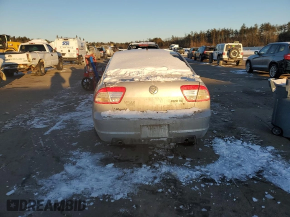 2008 Mercury Milan Premier with VIN 3MEHM02128R616953, listed as a Copart auction lot 44748375 with 104,739 mi miles and Salvage Title. Bid and sale history available at carsss.com. Image 6.