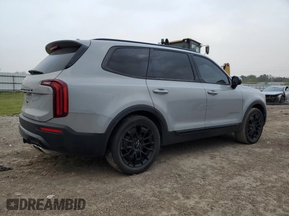 2022 Kia Telluride EX with VIN 5XYP3DHC4NG243033, listed as a Copart auction lot 49162145 with 57,665 mi miles and Salvage Title. Bid and sale history available at carsss.com. Image 3.