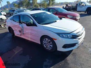 2018 Honda Civic Sedan LX with VIN 2HGFC2F58JH589913, listed as a IAAI auction lot 41834933 with 107,833 mi miles. Bid and sale history available at carsss.com. Image 1.