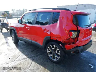 2018 Jeep Renegade Latitude with VIN ZACCJABB6JPH58130, listed as a IAAI auction lot 41451807 with 65,958 mi miles. Bid and sale history available at carsss.com. Image 3.