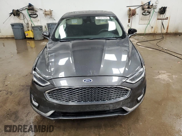 2019 Ford Fusion Titanium with VIN 3FA6P0D94KR261090, listed as a Copart auction lot 88571535 with 146,132 mi miles and Clean Title. Bid and sale history available at carsss.com. Image 5.