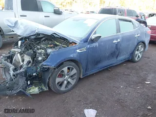 2018 Kia Optima SX with VIN 5XXGW4L21JG208258, listed as a IAAI auction lot 41307781 with 1 mi miles. Bid and sale history available at carsss.com. Image 18.