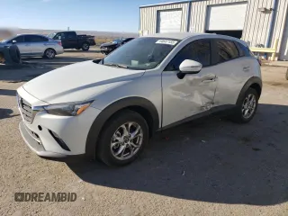 2021 Mazda CX-3 Sport with VIN JM1DKDB79M1515642, listed as a Copart auction lot 44647155 with 37,787 mi miles and Salvage Title. Bid and sale history available at carsss.com. Image 1.