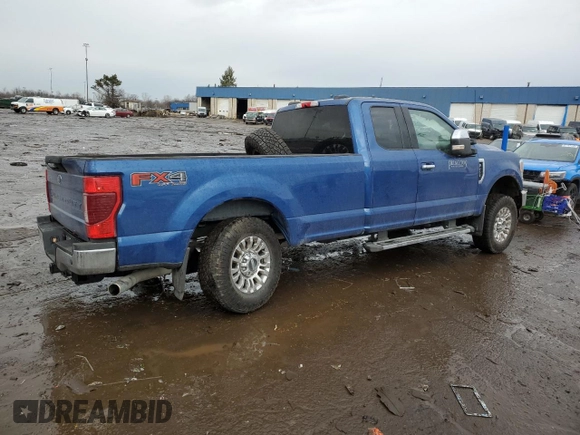 2022 Ford F-250 XL with VIN 1FT7X2BNXNED87164, listed as a Copart auction lot 47879475 with 59,597 mi miles and Salvage title. Bid and sale history available at DreamBid. Image 3.