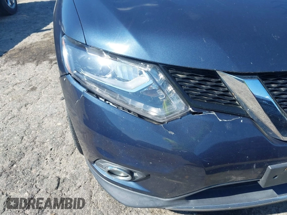 2016 Nissan Rogue SL with VIN 5N1AT2MT5GC856703, listed as a IAAI auction lot 42193522 with 126,953 mi miles. Bid and sale history available at carsss.com. Image 6.