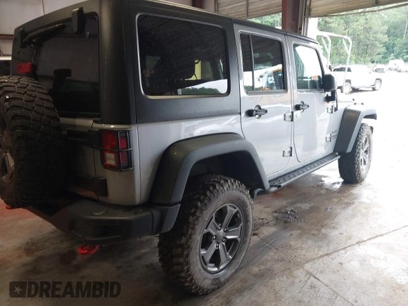2017 Jeep Wrangler Unlimited Rubicon Recon z VIN 1C4BJWFG5HL687757, wystawiony jako IAAI lot #42367095 z przebiegiem 48 441 mil mil oraz . Historia ofert i sprzedaży dostępna na DreamBid. Obrazek 4.
