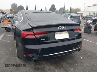 2019 Audi A5 Sportback Premium with VIN WAUANCF50KA072515, listed as a IAAI auction lot 41135123 with 30,456 mi miles. Bid and sale history available at carsss.com. Image 16.