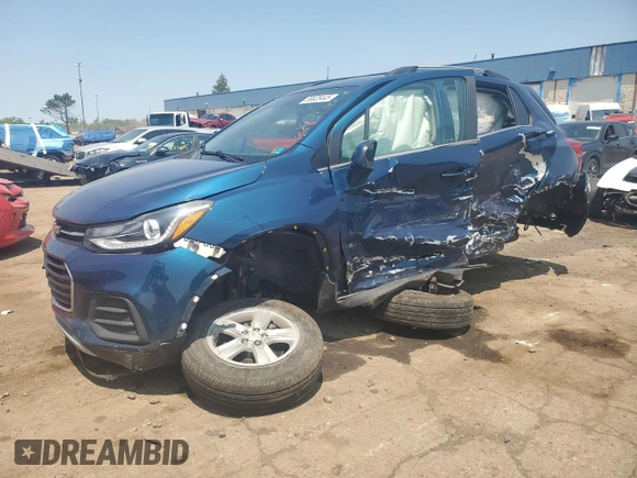 2020 Chevrolet Trax LT with VIN KL7CJLSB1LB333307, listed as a Copart auction lot 58828445 with 64,393 mi miles and Non repairable. Bid and sale history available at DreamBid. Image 1.