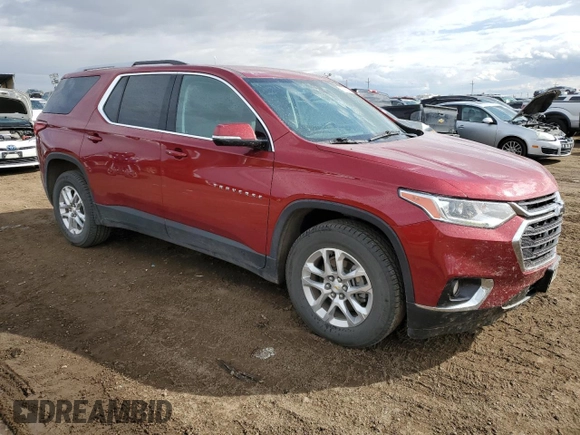 2018 Chevrolet Traverse LT Cloth with VIN 1GNEVGKWXJJ251807, listed as a Copart auction lot 71305543 with 79,902 mi miles and Salvage Title. Bid and sale history available at carsss.com. Image 4.