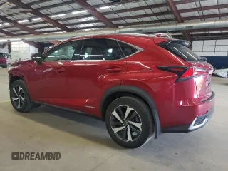 2020 Lexus NX 300h with VIN JTJGJRDZ2L5005228, listed as a Copart auction lot 60477955 with 59,587 mi miles and Salvage title. Bid and sale history available at DreamBid. Image 2.