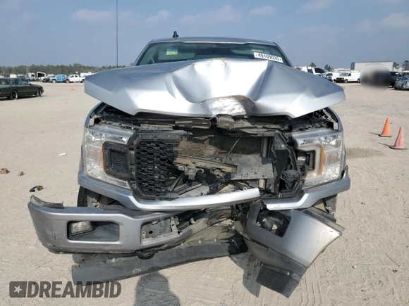 2020 Ford F-150 XL with VIN 1FTEW1EP7LKD38083, listed as a Copart auction lot 49109035 with 197,286 mi miles and Salvage Title. Bid and sale history available at carsss.com. Image 5.