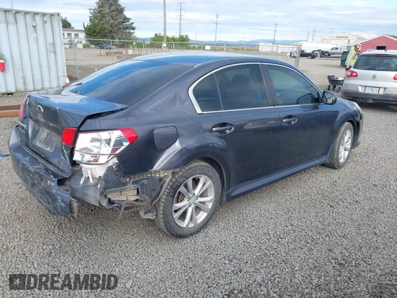 2013 Subaru Legacy Premium with VIN 4S3BMBC61D3014177, listed as a IAAI auction lot 42185367 with 162,254 mi miles and . Bid and sale history available at DreamBid. Image 4.