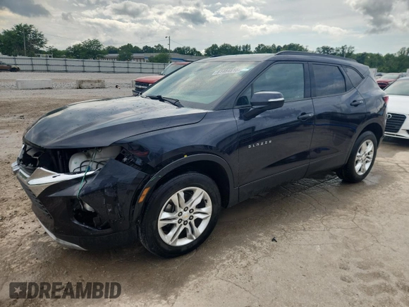 2020 Chevrolet Blazer LT with VIN 3GNKBBRA8LS616883, listed as a Copart auction lot 61484815 with 85,654 mi miles and Salvage title. Bid and sale history available at DreamBid. Image 1.
