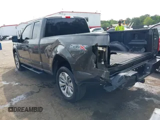 2017 Ford F-150 XL with VIN 1FTEX1EP8HKC51023, listed as a IAAI auction lot 39945482 with 105,260 mi miles. Bid and sale history available at carsss.com. Image 3.
