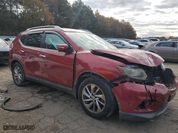 2015 Nissan Rogue SL with VIN 5N1AT2MV9FC811618, listed as a Copart auction lot 84899264 with 189,305 mi miles and Salvage Title. Bid and sale history available at carsss.com. Image 4.