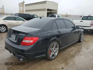 2012 Mercedes-Benz C 63 AMG with VIN WDDGF7HBXCA652494, listed as a Copart auction lot 47429705 with 133,161 mi miles and Salvage Title. Bid and sale history available at carsss.com. Image 3.