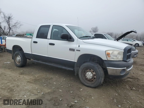 2007 Dodge Ram 2500 SLT with VIN 1D7KS28D87J577181, listed as a Copart auction lot 84408024 with 291,177 mi miles and Clean Title. Bid and sale history available at carsss.com. Image 4.