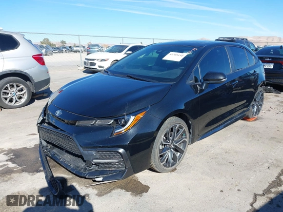 2020 Toyota Corolla XSE with VIN JTDT4RCEXLJ031641, listed as a IAAI auction lot 41305192 with 15,605 mi miles. Bid and sale history available at carsss.com. Image 20.