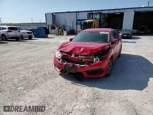 2018 Honda Civic LX with VIN 2HGFC2F50JH511514, listed as a Copart auction lot 54126445 with 100,628 mi miles and Salvage Title. Bid and sale history available at DreamBid. Image 13.