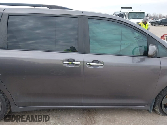 2015 Toyota Sienna SE with VIN 5TDXK3DC8FS652966, listed as a IAAI auction lot 41576611 with 108,858 mi miles and . Bid and sale history available at DreamBid. Image 13.