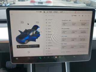2020 Tesla Model Y Long Range with VIN 5YJYGDEF5LF037702, listed as a Copart auction lot 53794675 with 55,443 mi miles and Clean Title. Bid and sale history available at carsss.com. Image 9.