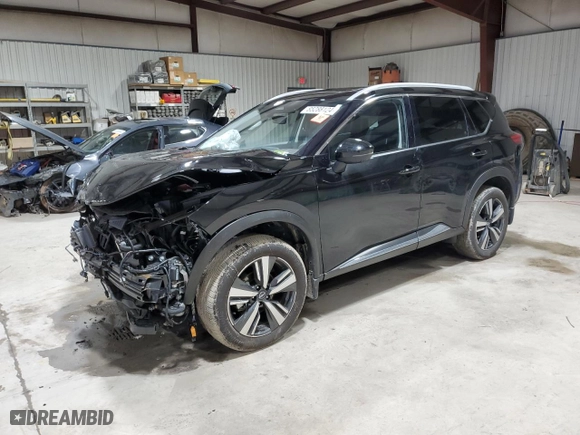 2022 Nissan Rogue Platinum with VIN JN8BT3DD7NW277235, listed as a Copart auction lot 85288124 with 26,248 mi miles and Salvage Title. Bid and sale history available at carsss.com. Image 1.