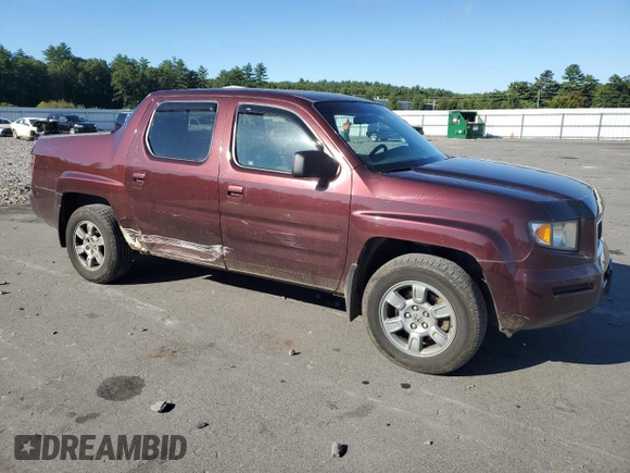 2008 Honda Ridgeline RTX with VIN 2HJYK16368H539455, listed as a Copart auction lot 68570054 with 205,547 mi miles and Salvage Title. Bid and sale history available at carsss.com. Image 4.