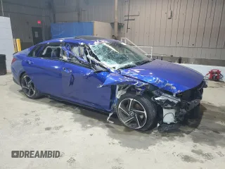 2023 Hyundai Elantra N Line z VIN KMHLR4AF6PU628978, wystawiony jako Copart lot #83431704 z przebiegiem 18 317 mil mil oraz Szkoda całkowita • Salvage title. Historia ofert i sprzedaży dostępna na DreamBid. Obrazek 4.