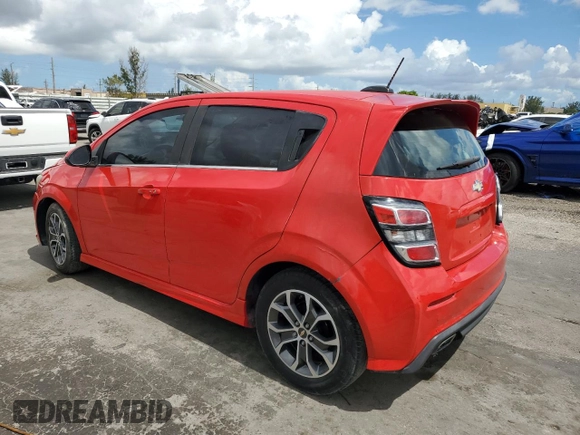 2017 Chevrolet Sonic LT with VIN 1G1JD6SB5H4142044, listed as a Copart auction lot 61571555 with 116,008 mi miles and Salvage title. Bid and sale history available at DreamBid. Image 2.