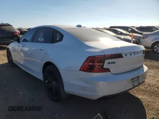 2020 Volvo S90 R-Design with VIN LVYA22MT5LP174097, listed as a Copart auction lot 87796705 with 43,079 mi miles and Salvage Title. Bid and sale history available at carsss.com. Image 2.