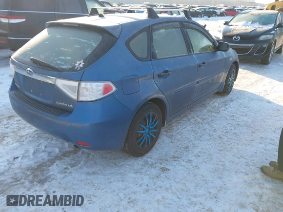 2008 Subaru Impreza Wagon (Natl) i w/Premium Pkg with VIN JF1GH61618H837968, listed as a IAAI auction lot 41292616 with 161,908 mi miles. Bid and sale history available at carsss.com. Image 4.
